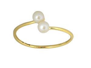 Double Pearl Ring