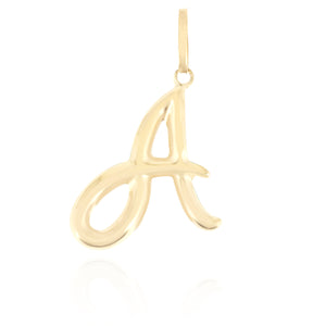 9ct Gold Script Initial 'm' Pendant