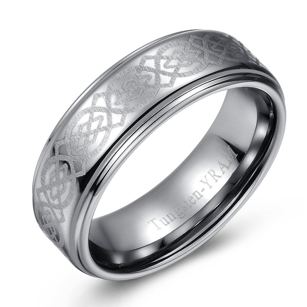 Tungsten Celtic knot pattern